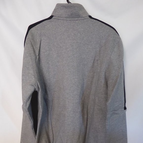 PUMA BRAND MENS GRAY WITH BLACK LONG SLEEVE TRACK JACKET WITH FULL ZIPPER L NEW - Picture 2 of 13